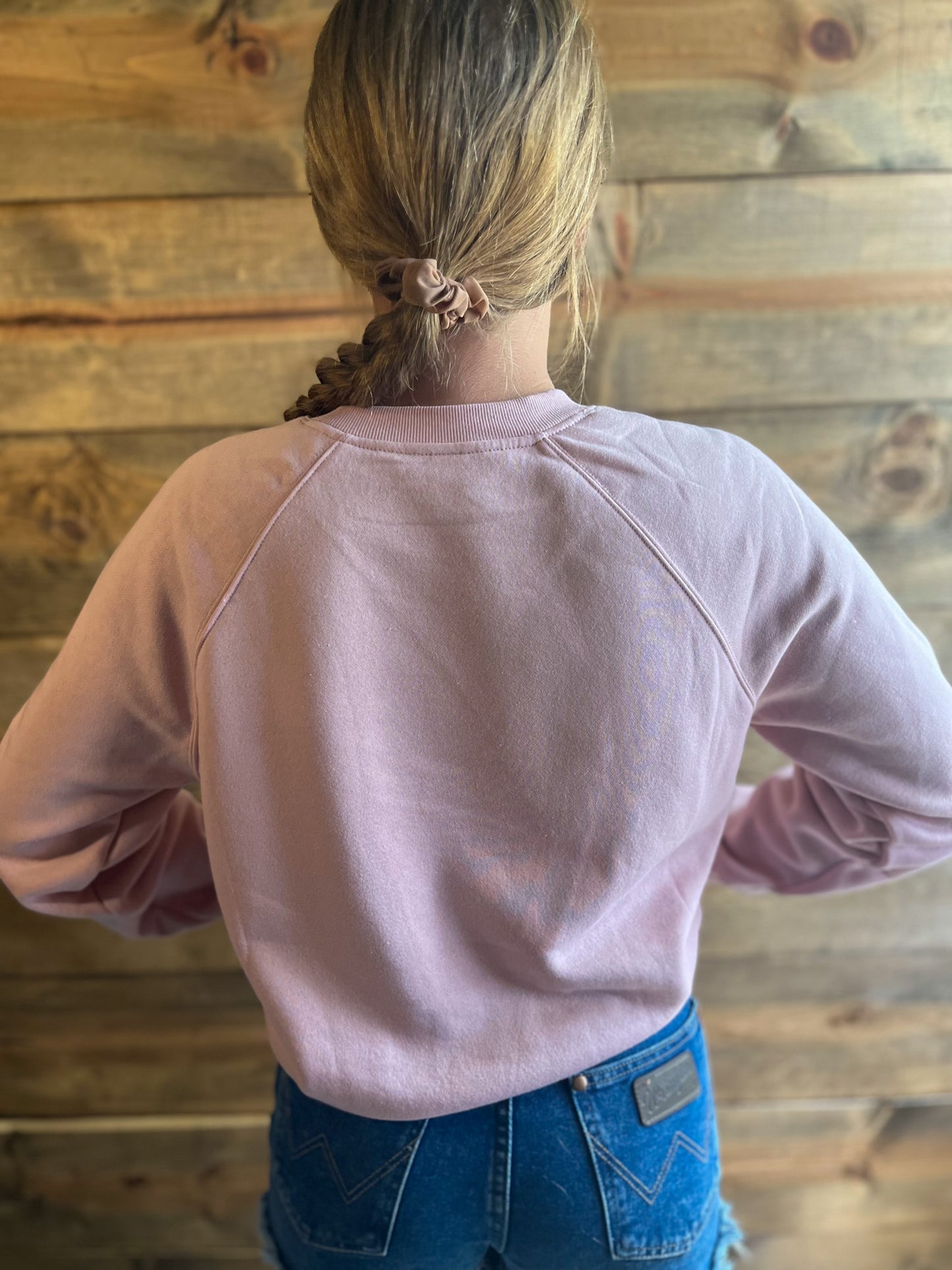 Wanderlust Light Pink Crewneck