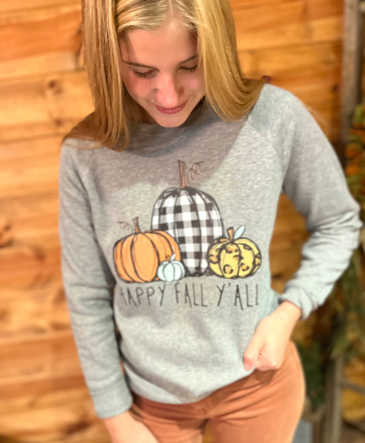 Happy Fall Y'all Crewneck